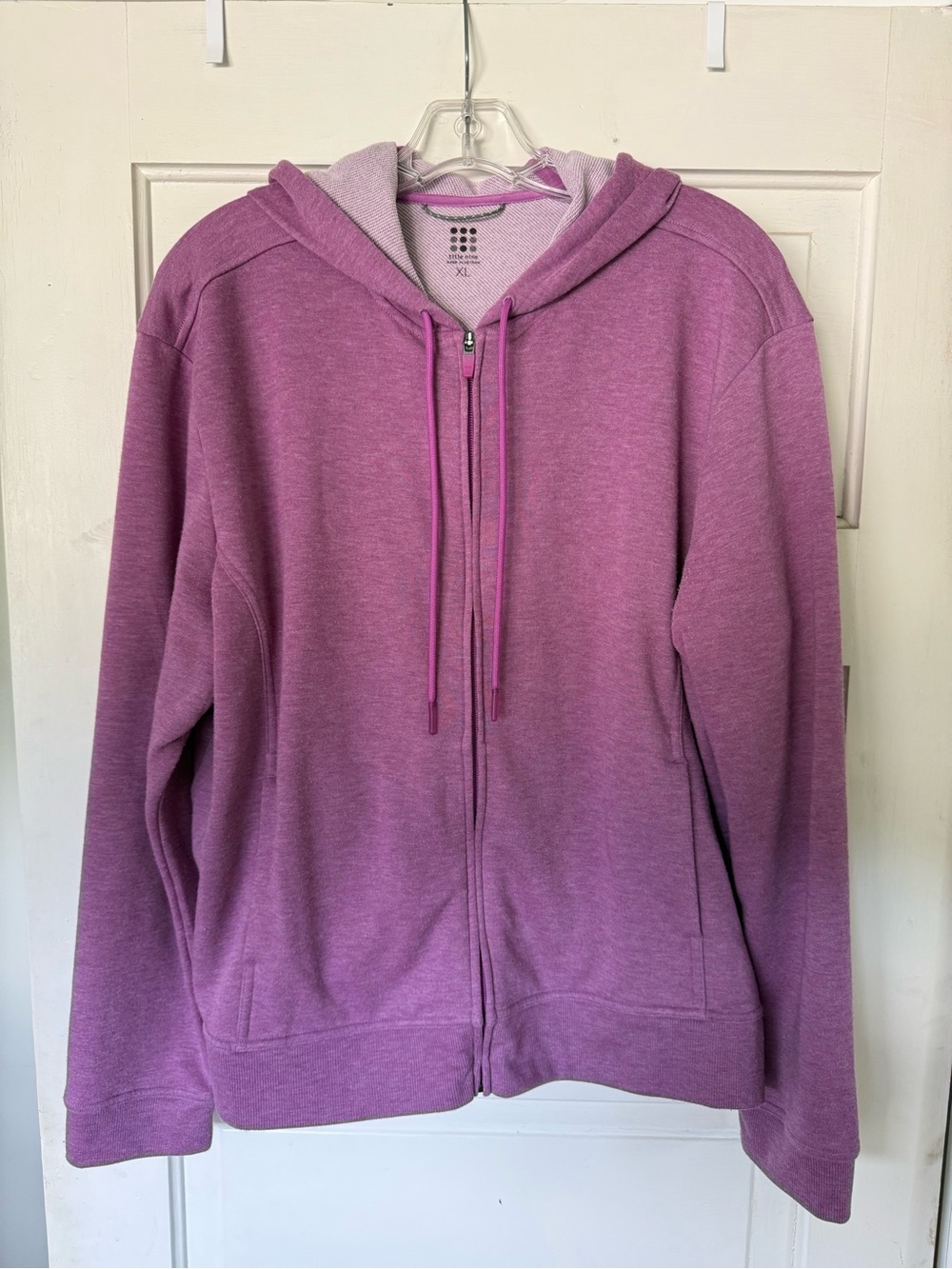 Title Nine Light Purple Zip-Up Hoodie size XL